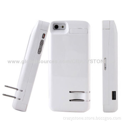 Power Case with Plug for iPhone 5/5C/5S
